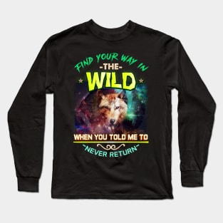 Find Your Way in the Wild - Hunting Long Sleeve T-Shirt